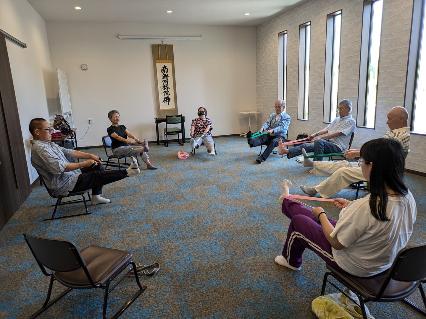 正光寺のお寺ヨガ